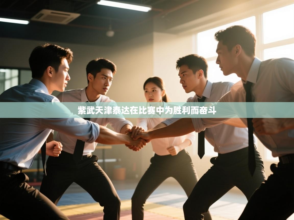 紫武天津泰达在比赛中为胜利而奋斗