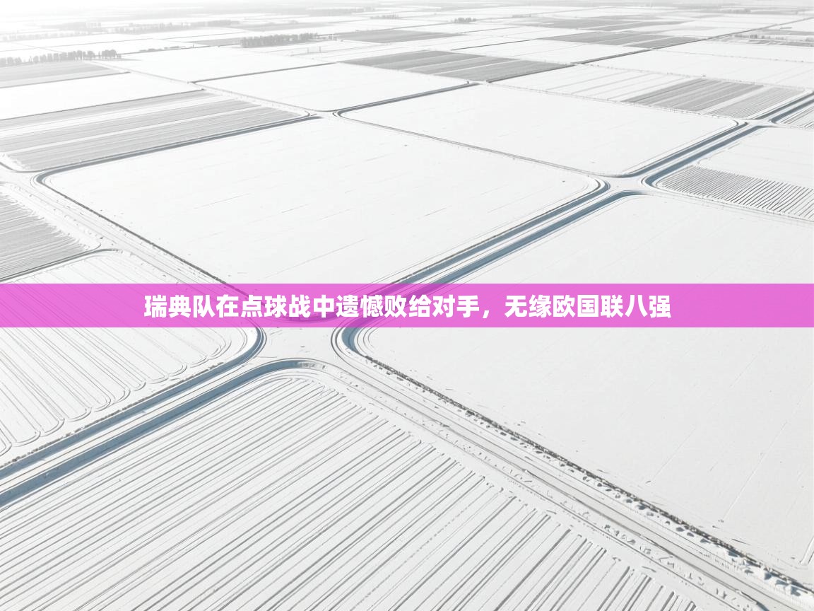 瑞典队在点球战中遗憾败给对手，无缘欧国联八强